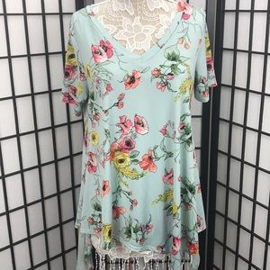 Vision flower soft light shirt